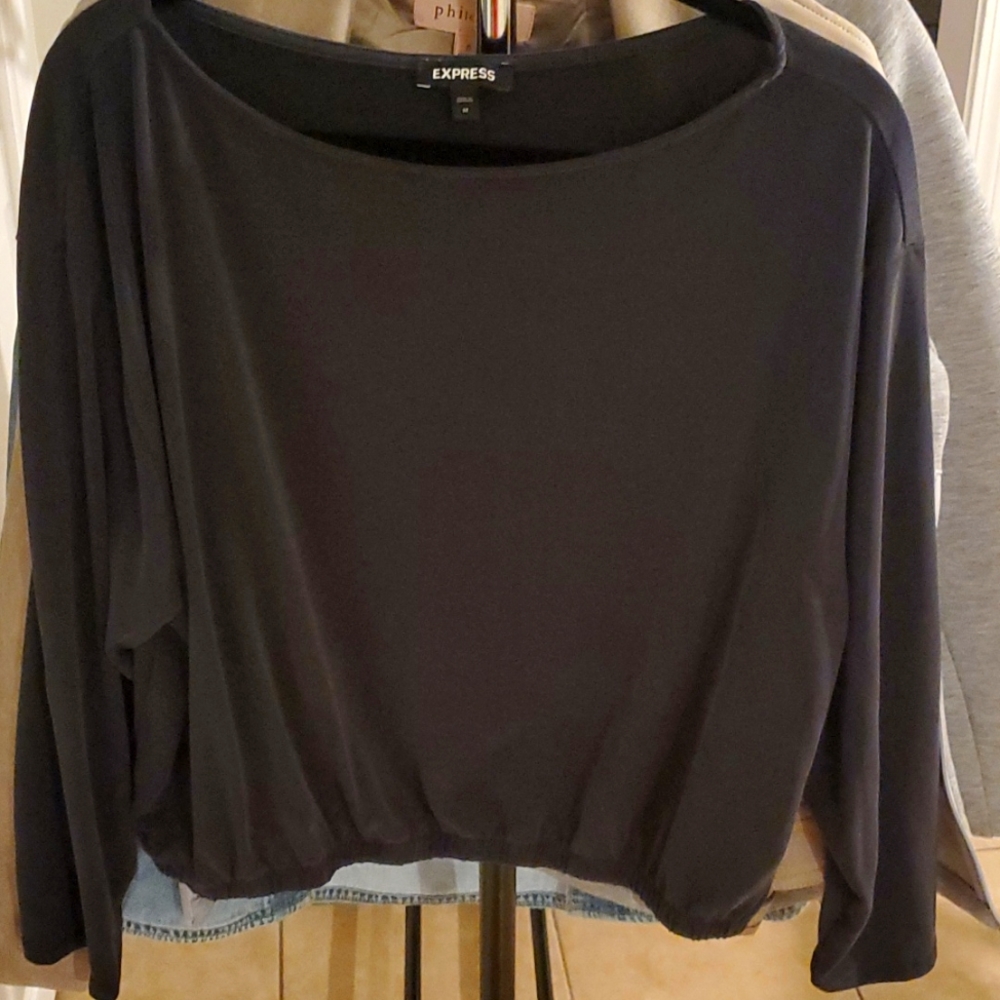 Womens off the shoulder silky dolman top